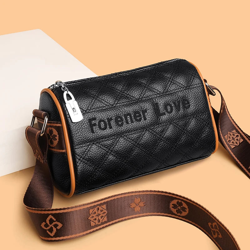 Leather Shoulder Bag Women Handbags High Soft Cowhide Messenger Bag