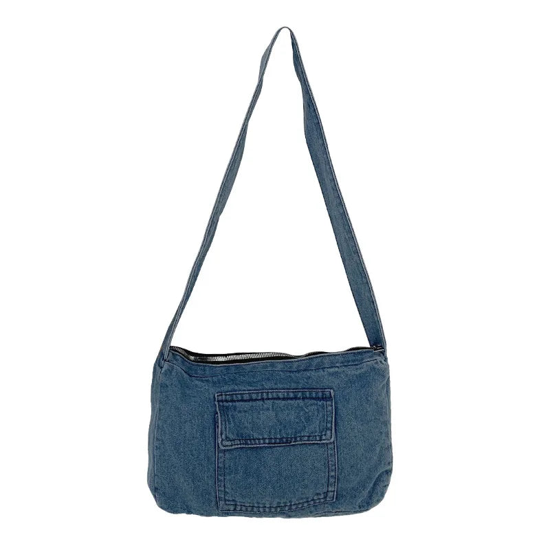 Female Shoulder Bag Girl Student Cowboy Crossbody Bags Multifunction