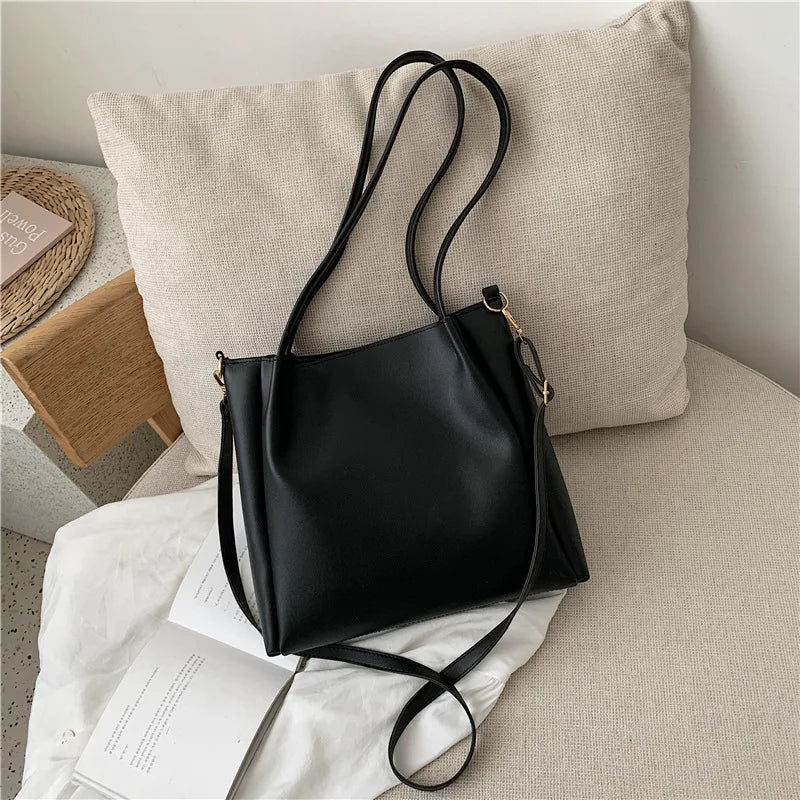 Women's Large Capacity Shoulder Bag 2022 New Casual Crossbody Tote