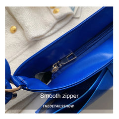 Women's Solid Bowknot Tote Handbag White/Blue/Black