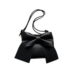 Women's Solid Bowknot Tote Handbag White/Blue/Black