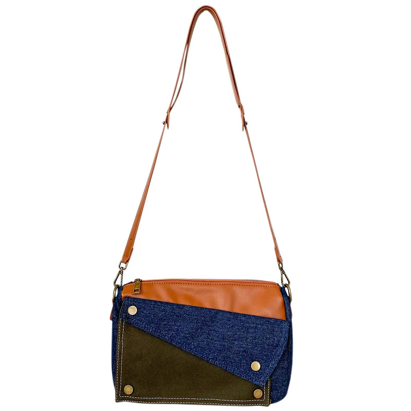 Female Shoulder Bag Denim Crossbody Bags Multifunction Tote Bags Women Bag High