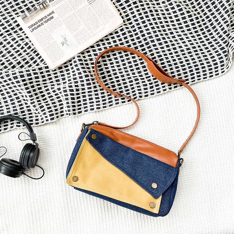 Female Shoulder Bag Denim Crossbody Bags Multifunction Tote Bags Women Bag High