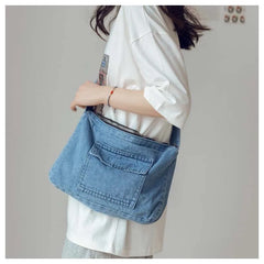 Female Shoulder Bag Summer Cowboy Crossbody Bags Multifunction Tote Bags Women B