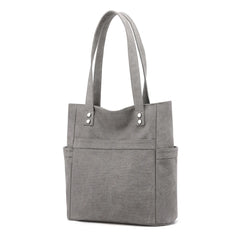 Canvas Shoulder Bag Women's Portable Handbag Tote
