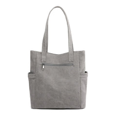 Canvas Shoulder Bag Women's Portable Handbag Tote