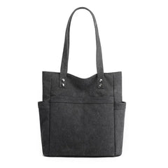 Canvas Shoulder Bag Women's Portable Handbag Tote