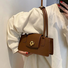 Stone Pattern Leather Tote Bag for Women