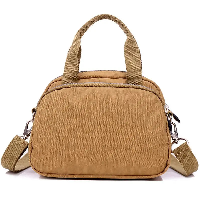 Women's Nylon Tote Shoulder Bag Waterproof Crossbody School Bag