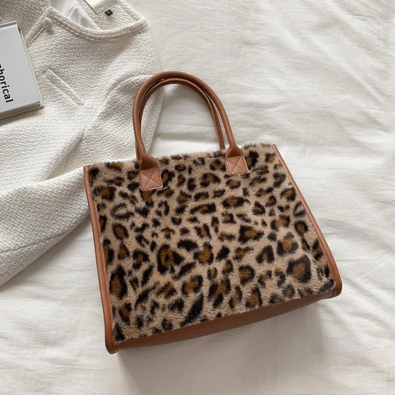 Women's Large Capacity Felt Shopper Bag