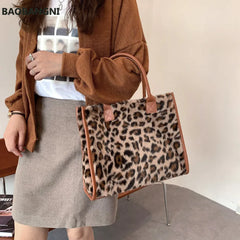 Women's Large Capacity Felt Shopper Bag