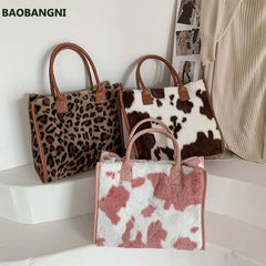 Women's Large Capacity Felt Shopper Bag