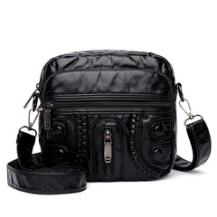 Vintage Leather Women Bag Retro Pu Leather Ladies Casual Shoulder Bag