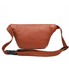 Vintage Waist Fanny Pack Large Capacity PU Leather Phone Pouch