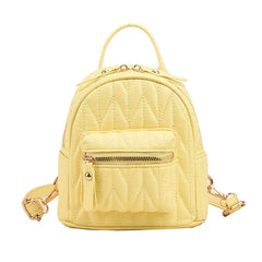 Women PU Leather Mini Backpack Teen Girls Bagpack Small Backpack