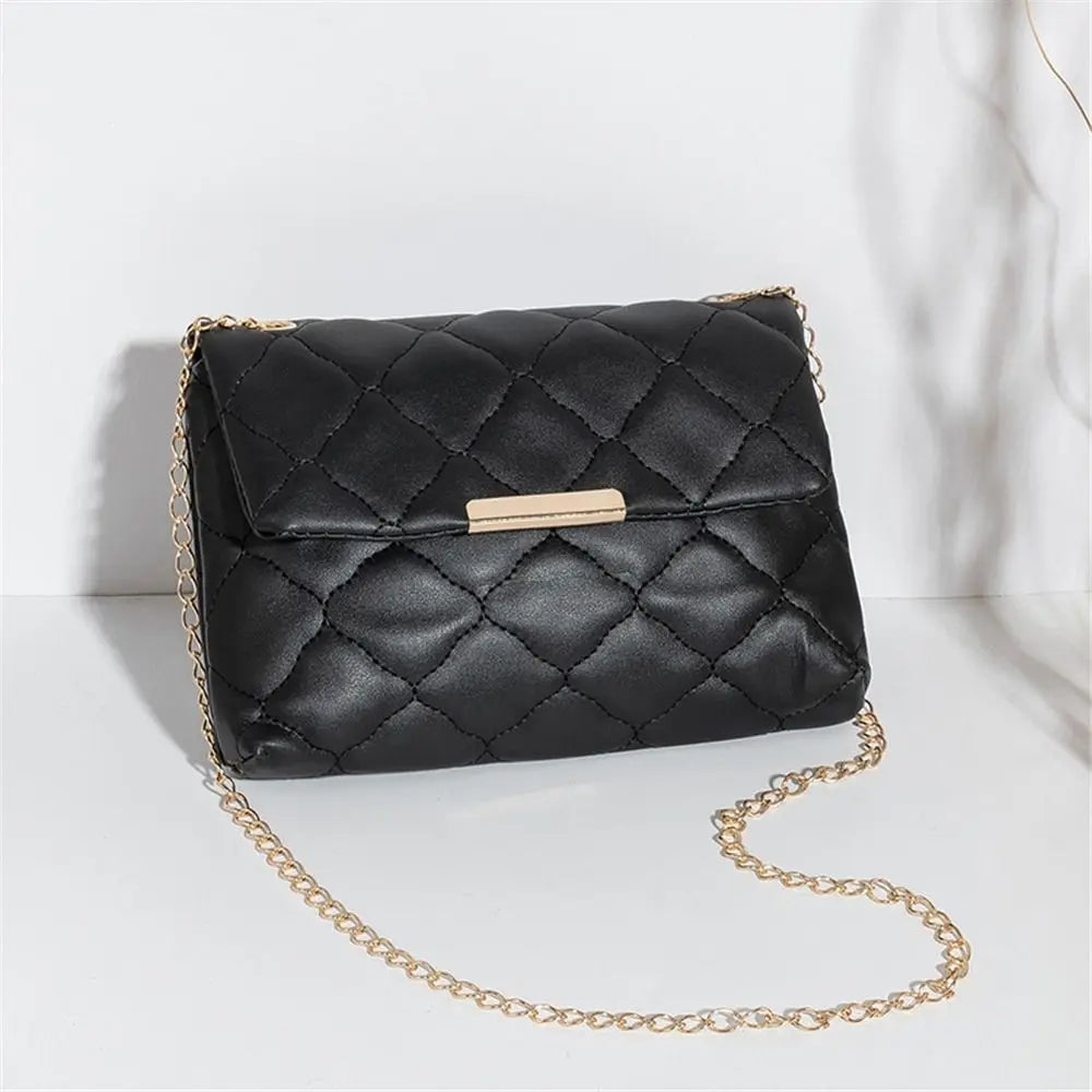 Women PU Leather Chain Shoulder Bag Crossbody Handbag