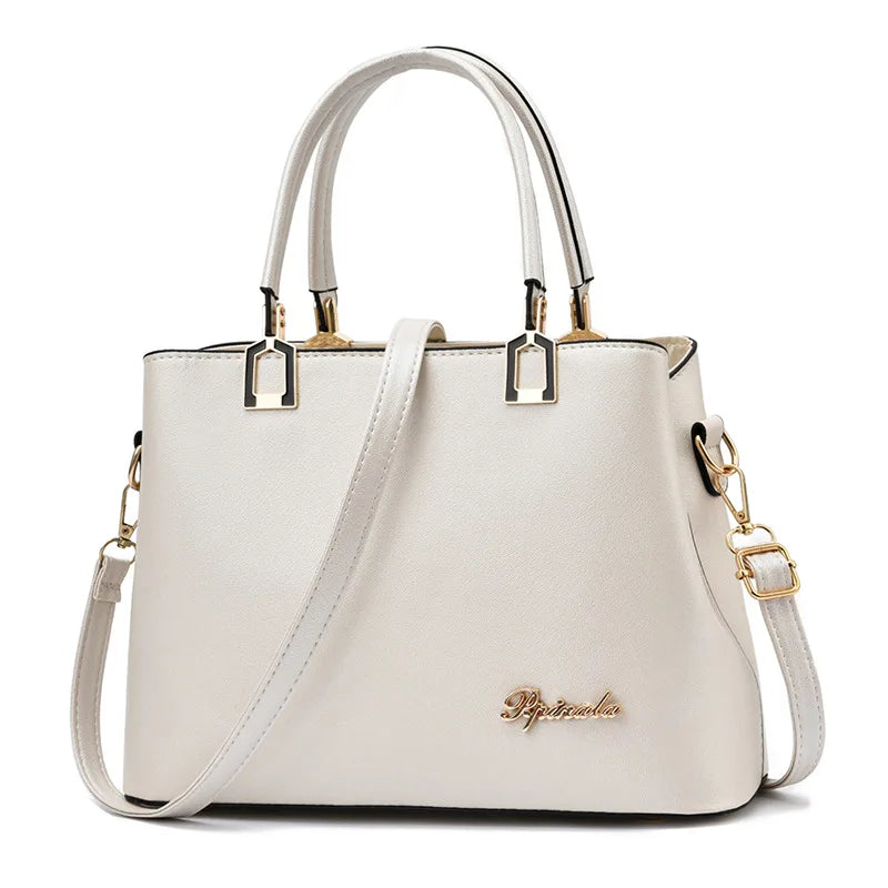 Women's Big Shoulder Bag Solid Color Messenger Handbag