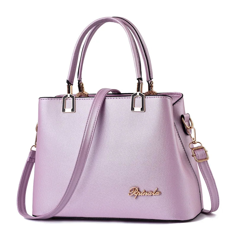 Women's Big Shoulder Bag Solid Color Messenger Handbag