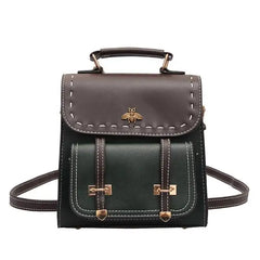 Female PU Mini Backpack Multi-Purpose Shoulder Bag