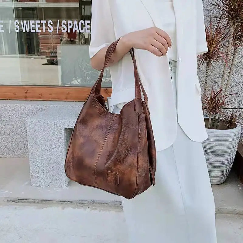 Vintage European American Shoulder Handbag