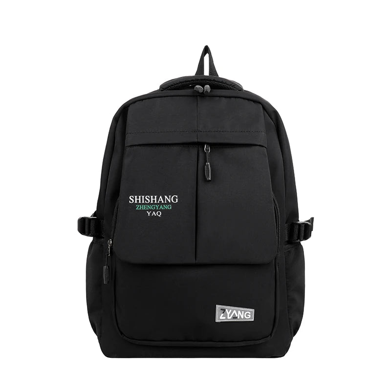 Female Eye-Splice Schoolbag for Teenage Girls Double Front Pocket Mochilas