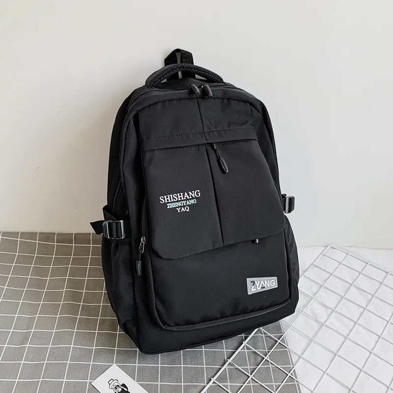 Female Eye-Splice Schoolbag for Teenage Girls Double Front Pocket Mochilas