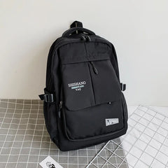 Female Eye-Splice Schoolbag for Teenage Girls Double Front Pocket Mochilas