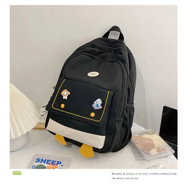 Feminina Backpack School Bags Animal Printing Small Bags Teen Girls Knapsack