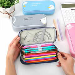 Boys School Pencil Bag Animal Design Large Capacity Pen Case