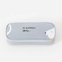 Boys School Pencil Bag Animal Design Large Capacity Pen Case