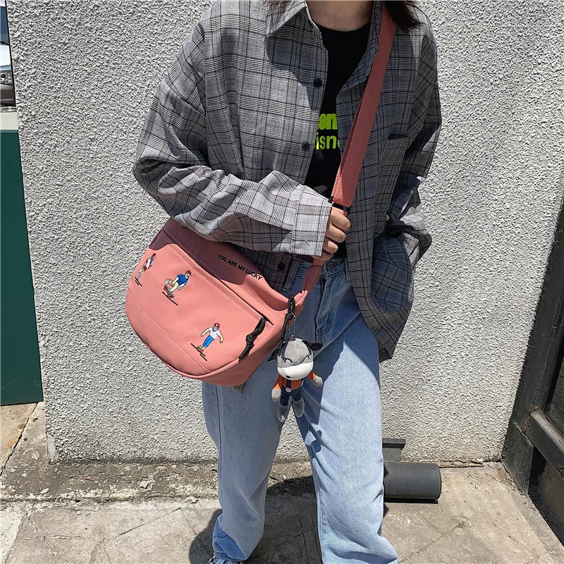 Women Canvas Shoulder Bag Casual Shopping Bags Female Large Capacity Tote
