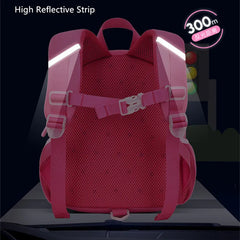Pink Small School Backpack for Girls 2-6 Years Old