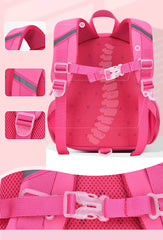 Pink Small School Backpack for Girls 2-6 Years Old