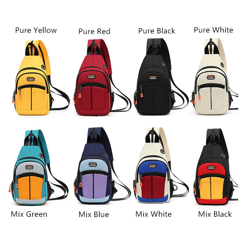 Small Crossbody Messenger Bag for Women, Casual Sling Chest Bag