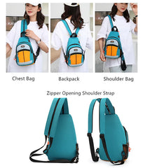 Small Crossbody Messenger Bag for Women, Casual Sling Chest Bag