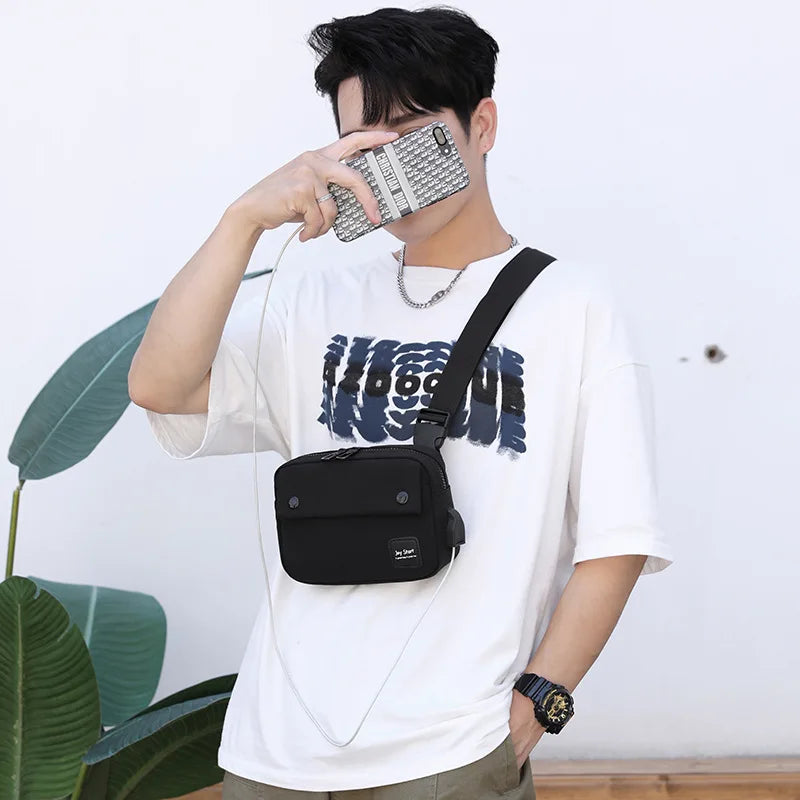Women's Small Crossbody Bag Mini Messenger Casual Sling Chest Phone Bag