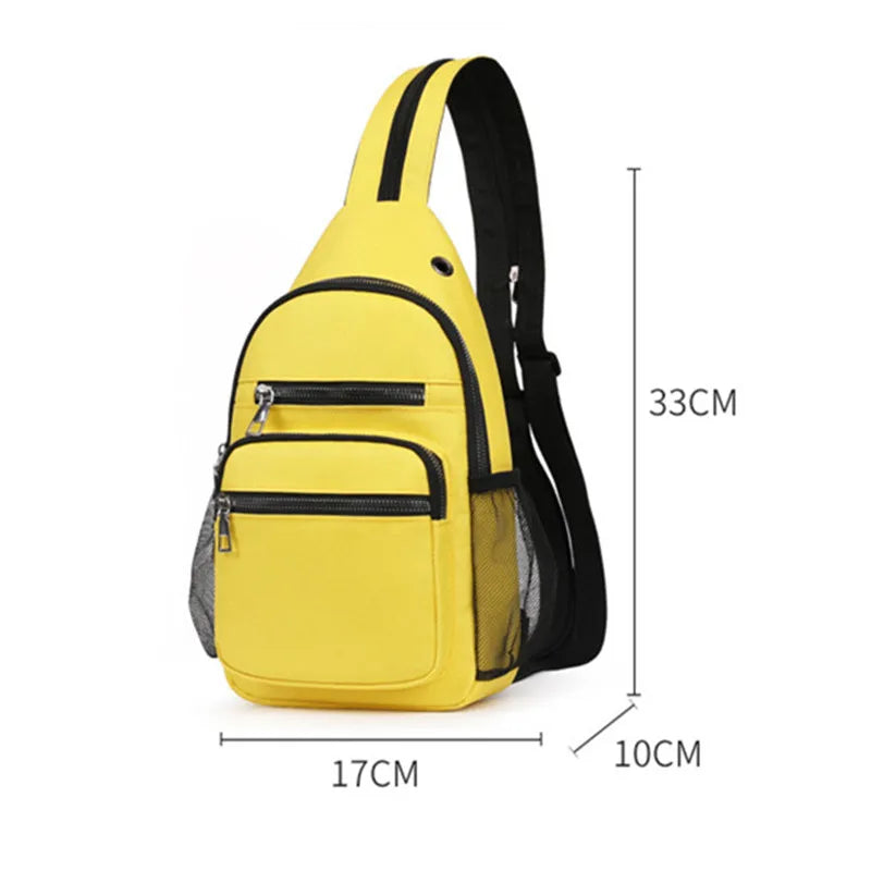 Small Crossbody Chest Bag Women's Messenger Bag Female Mini Travel Bagpack