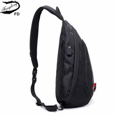 Camouflage Sling Chest Bag Waterproof Small Crossbody Bag