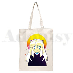 Feudal Demon Inuyasha Higurashi Kagome Anime Handbags Shoulder Bags