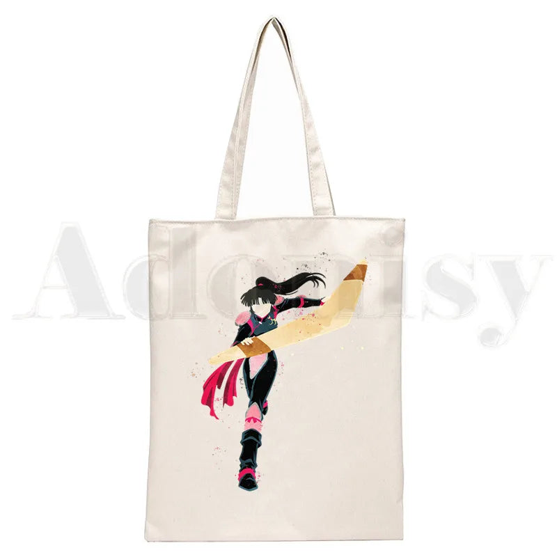 Feudal Demon Inuyasha Higurashi Kagome Anime Handbags Shoulder Bags