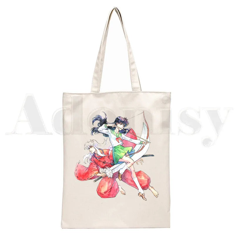 Feudal Demon Inuyasha Higurashi Kagome Anime Handbags Shoulder Bags