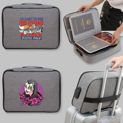 Lockbox Folder Waterproof Storage Office Document Handbags