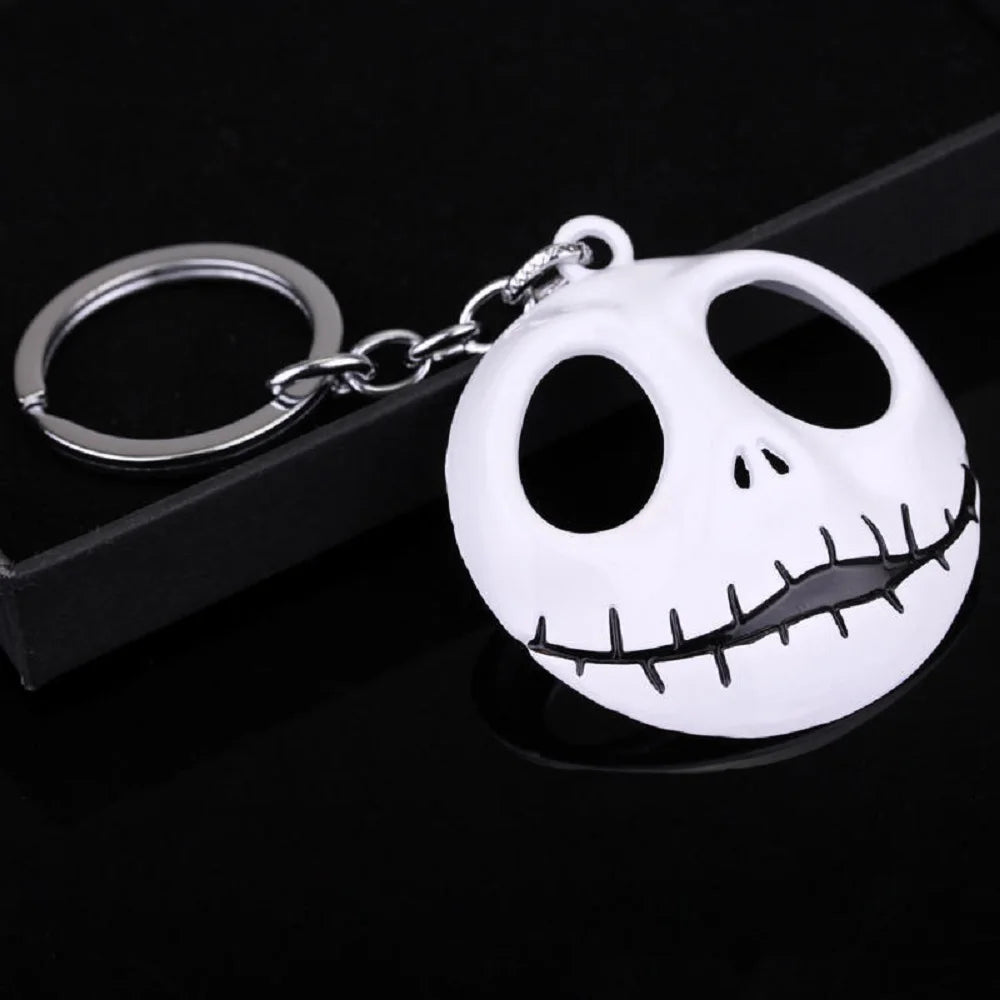Nightmare Before Christmas Skull Keychain Pendant Bag Accessory