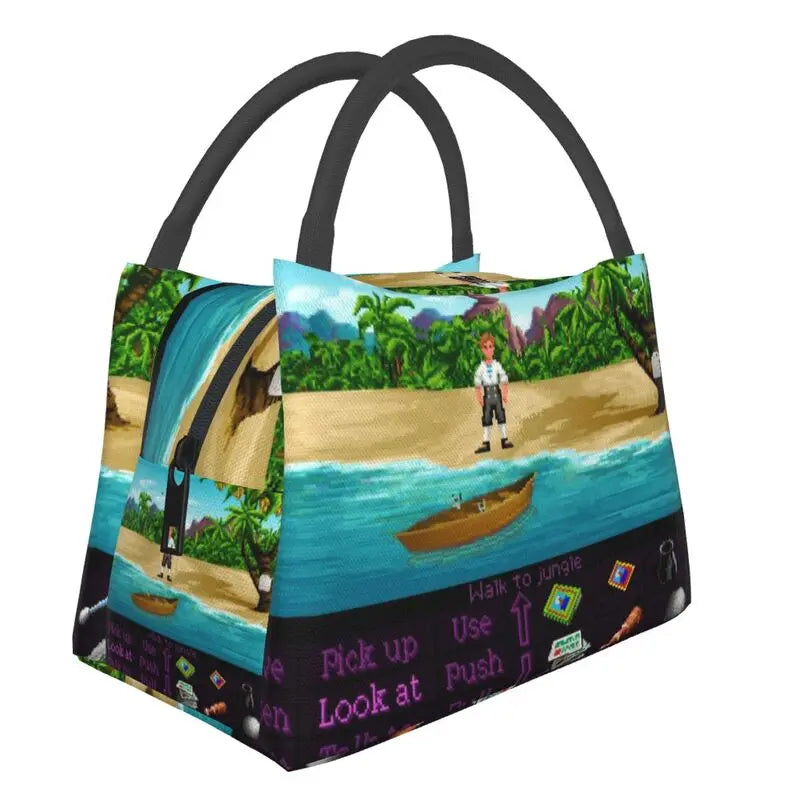 Monkey Island Lunch Bag Leakproof Thermal Cooler Box Women