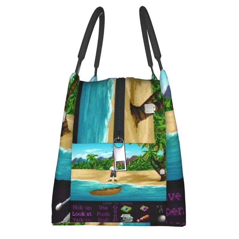 Monkey Island Lunch Bag Leakproof Thermal Cooler Box Women