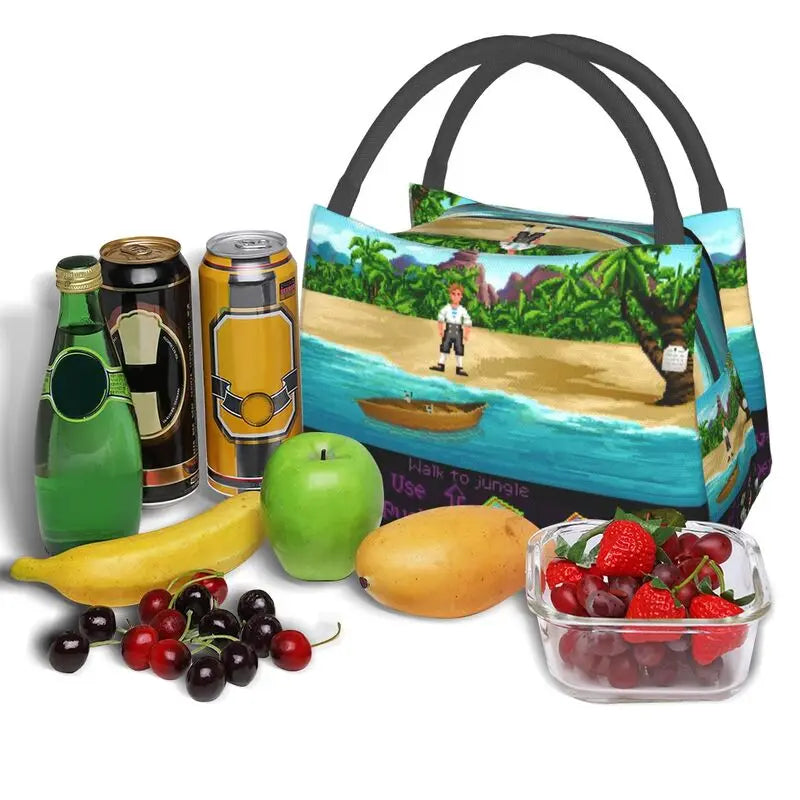 Monkey Island Lunch Bag Leakproof Thermal Cooler Box Women
