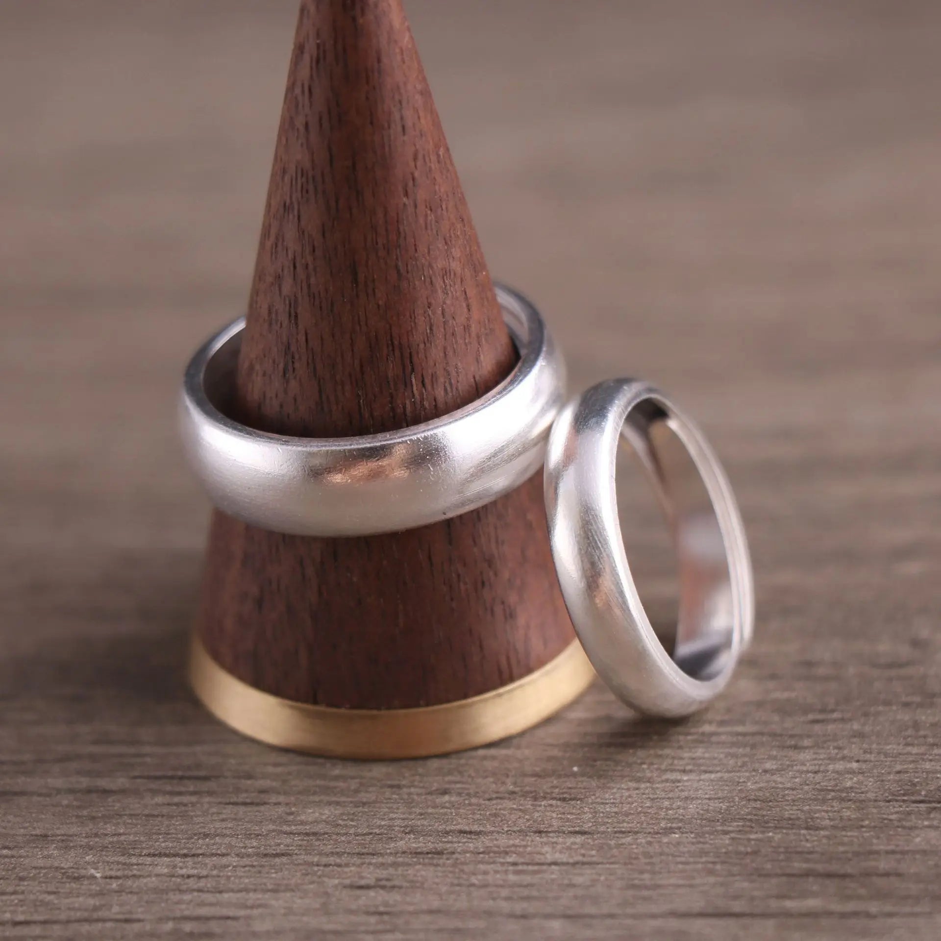 Ethnic Ancient Silver Ring 999 Sterling Silver Couple Holiday