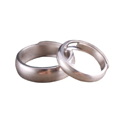 Ethnic Ancient Silver Ring 999 Sterling Silver Couple Holiday