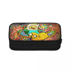 Finn (Adventure Time) Pen Box Student School Anime Zipper Pencase