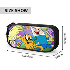 Finn (Adventure Time) Pen Box Student School Anime Zipper Pen Bag